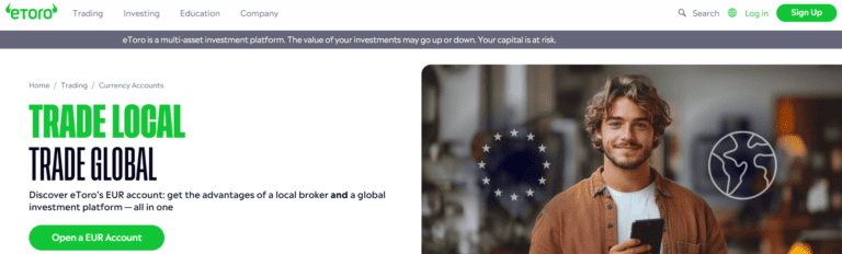 eToro Interface